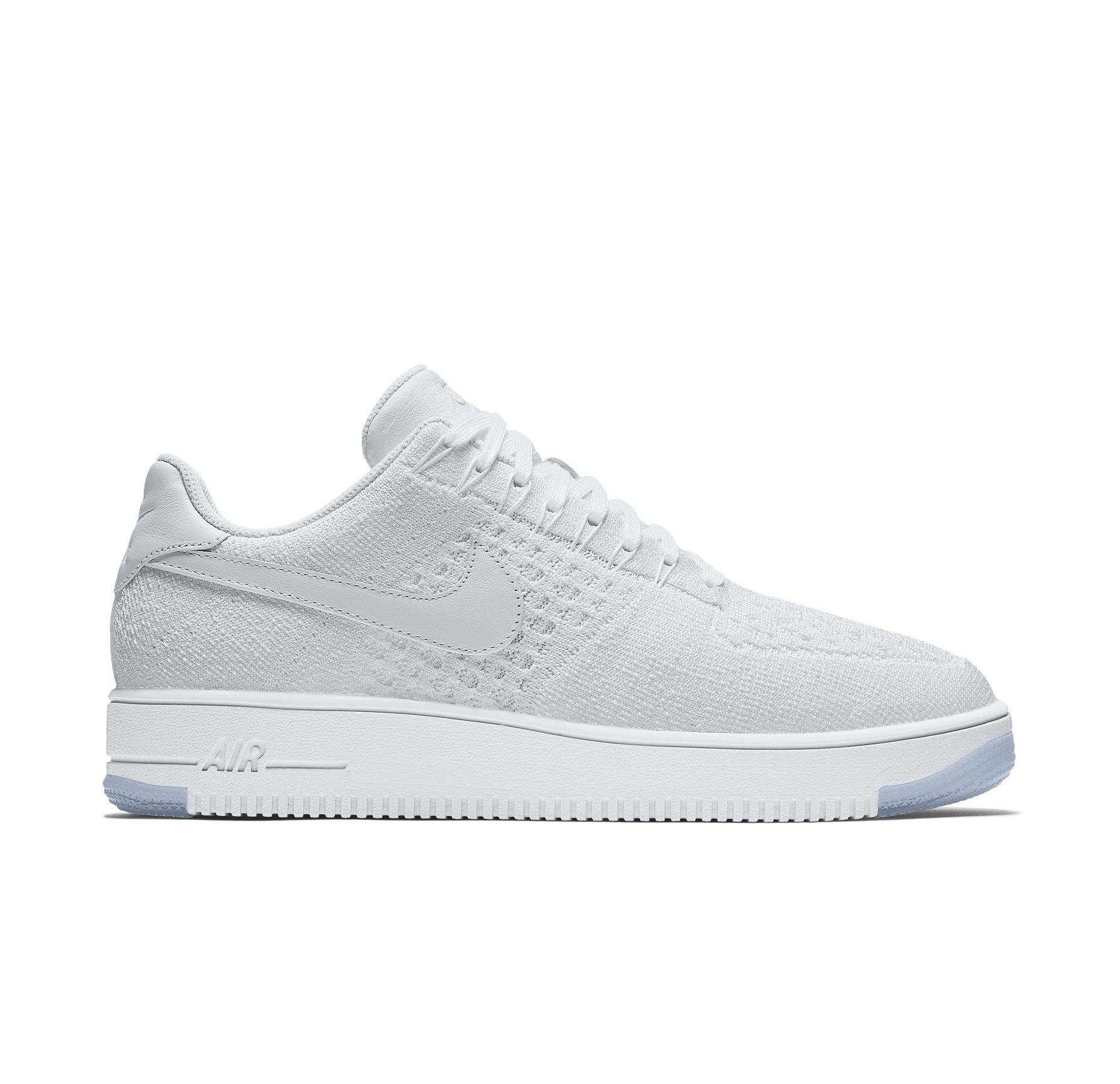 air force 1 flyknit low white